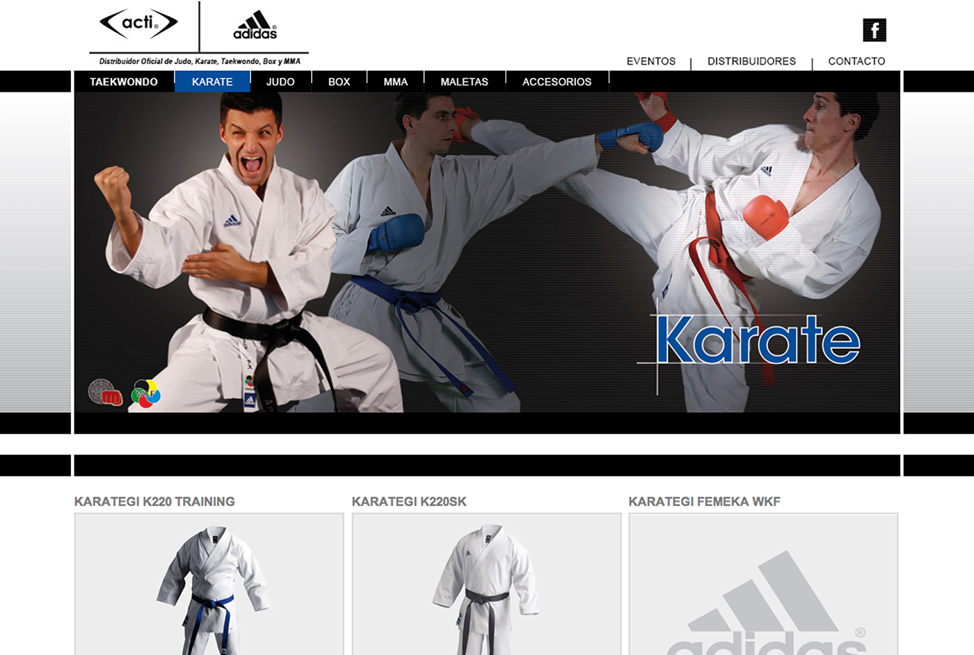Adidas-website-karate